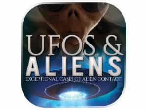 Aliens and UFOs logo