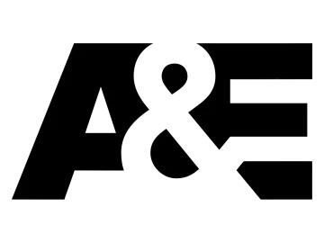 The logo of A&E TV