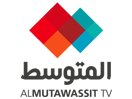 The logo of Al Mutawassit TV
