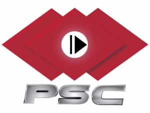 The logo of PSC TV