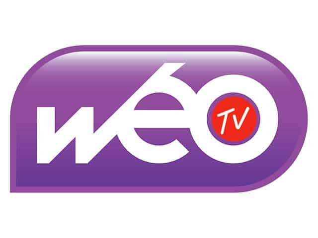 The logo of Weo TV