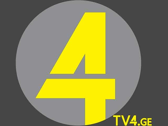 The logo of TV 4