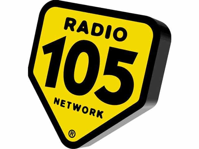 The logo of Radio 105