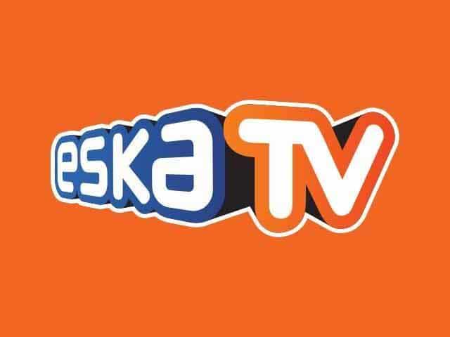 The logo of Eska TV