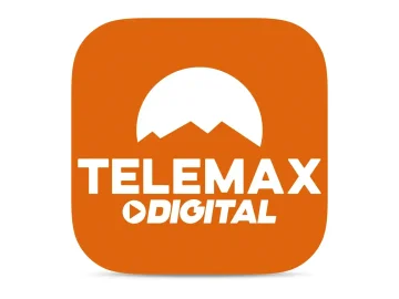 The logo of Telemax TV
