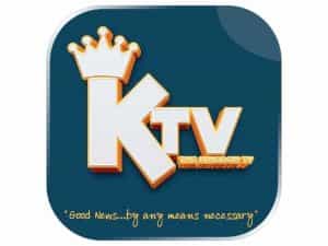 The logo of The Kingdom TV
