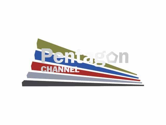 The logo of Pentagon Channel