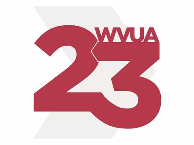 The logo of WVUA 23 News